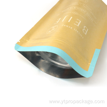 Food-grade aluminum foil ziplock kraft paper pouch bags